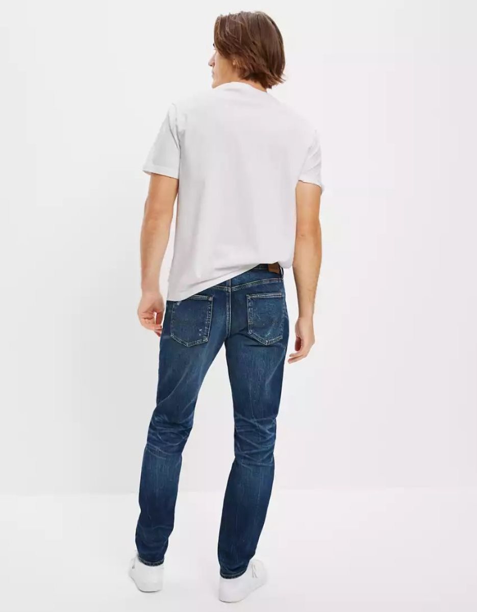 Jean American Eagle AE AirFlexPatched Athlétiques Fit Multicolore Homme | IBQ-04499079